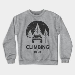 climbing club jeep Crewneck Sweatshirt